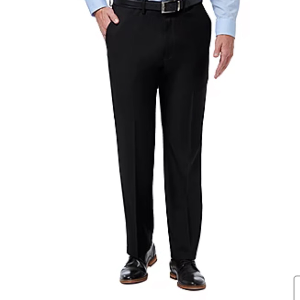 Haggar® Mens Premium Comfort Classic Fit Flat Front Dress Men's  NWT